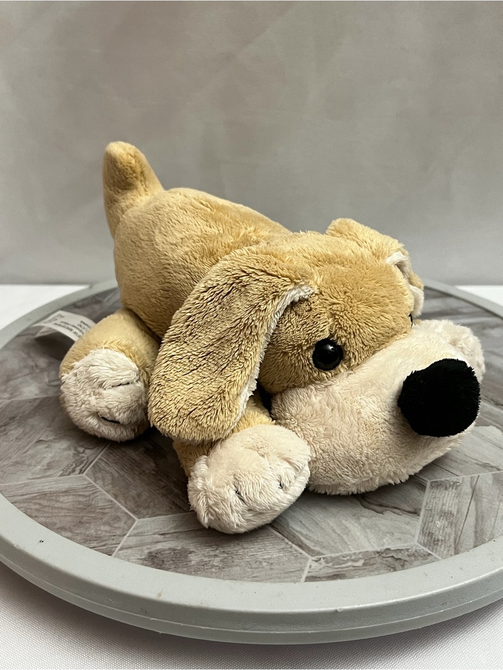 FAO Schwarz Tan Puppy Dog Plush Stuffed Animal 8” 2018